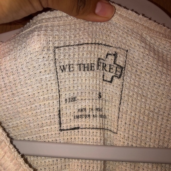 Free people waffle knit long sleeve 🦁 - Picture 4 of 4